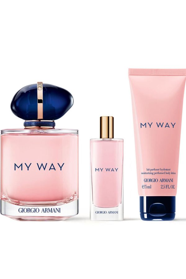 ARMANI MY WAY FOR WOMEN 2 PCS GIFT SET EDP 90ML + EDP 15ML